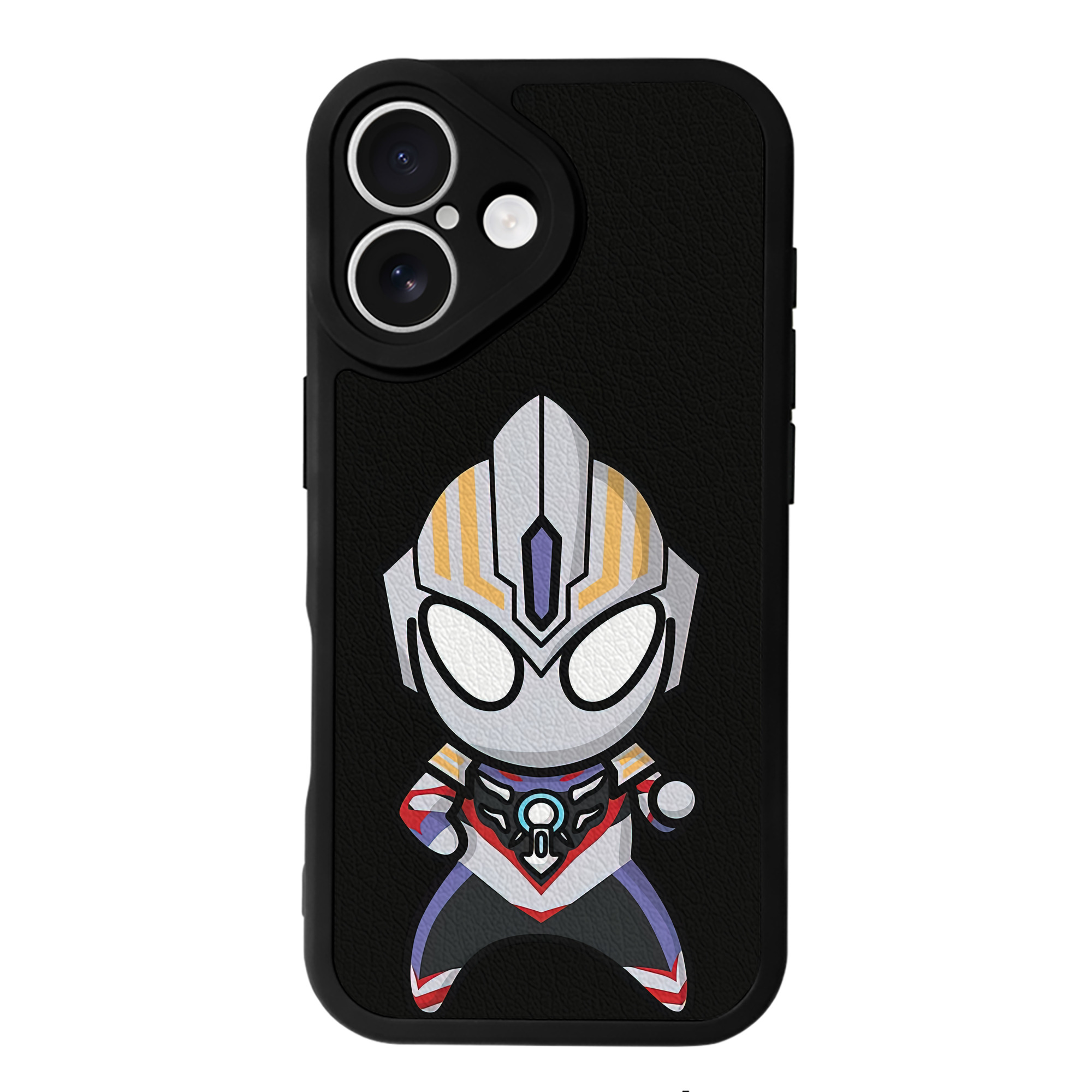 （画像用） ウルトラマン Ultraman 【iPhone 16シリーズ対応】シリコンスマホケース（レザー調） 材質：シリコン
